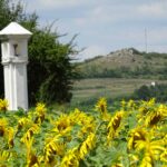 Weißes Kreuz vor Falkenstein